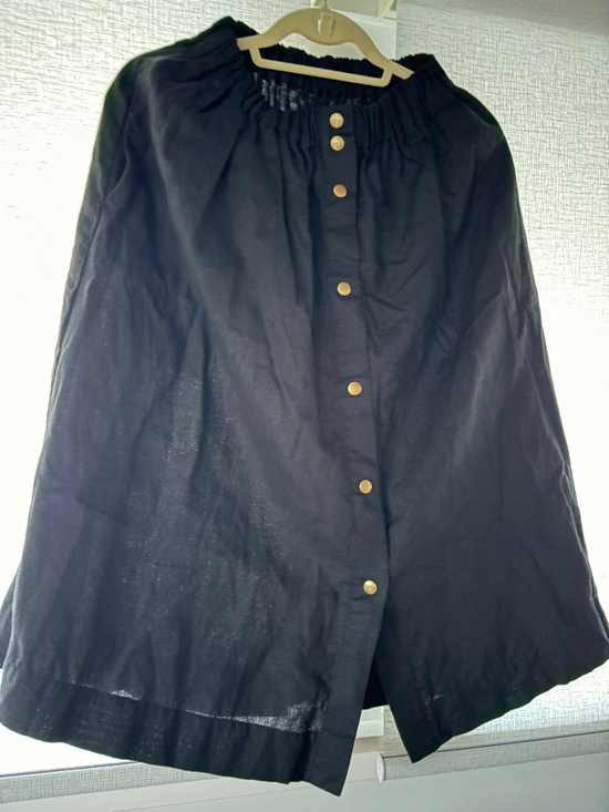 notPERFECTLINEN Dresses & Skirts - Marseille skirt I'm deep black